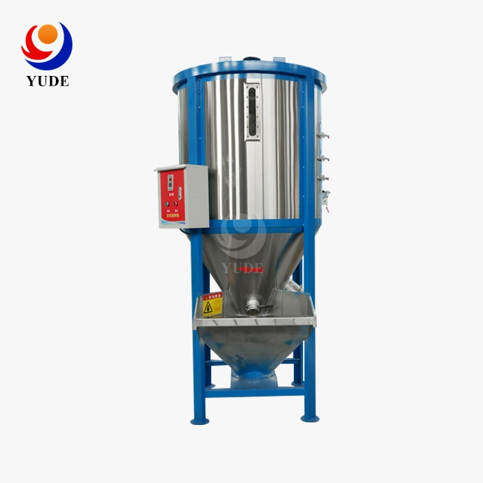 1000kg Vertical Plastic Particle Mixer with Heating Function